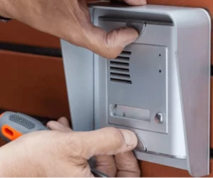 exemple2 d'installation vidéophone chez point alarme