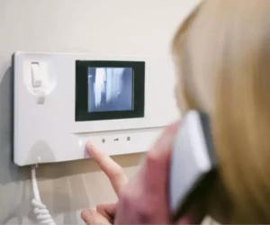 exemple1 d'installation vidéophone chez point alarme